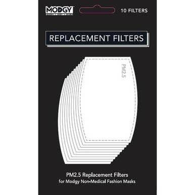 Modgy - Wholesale Protective face mask/shield - PM2.5 Replacement Filters (10 Pack)