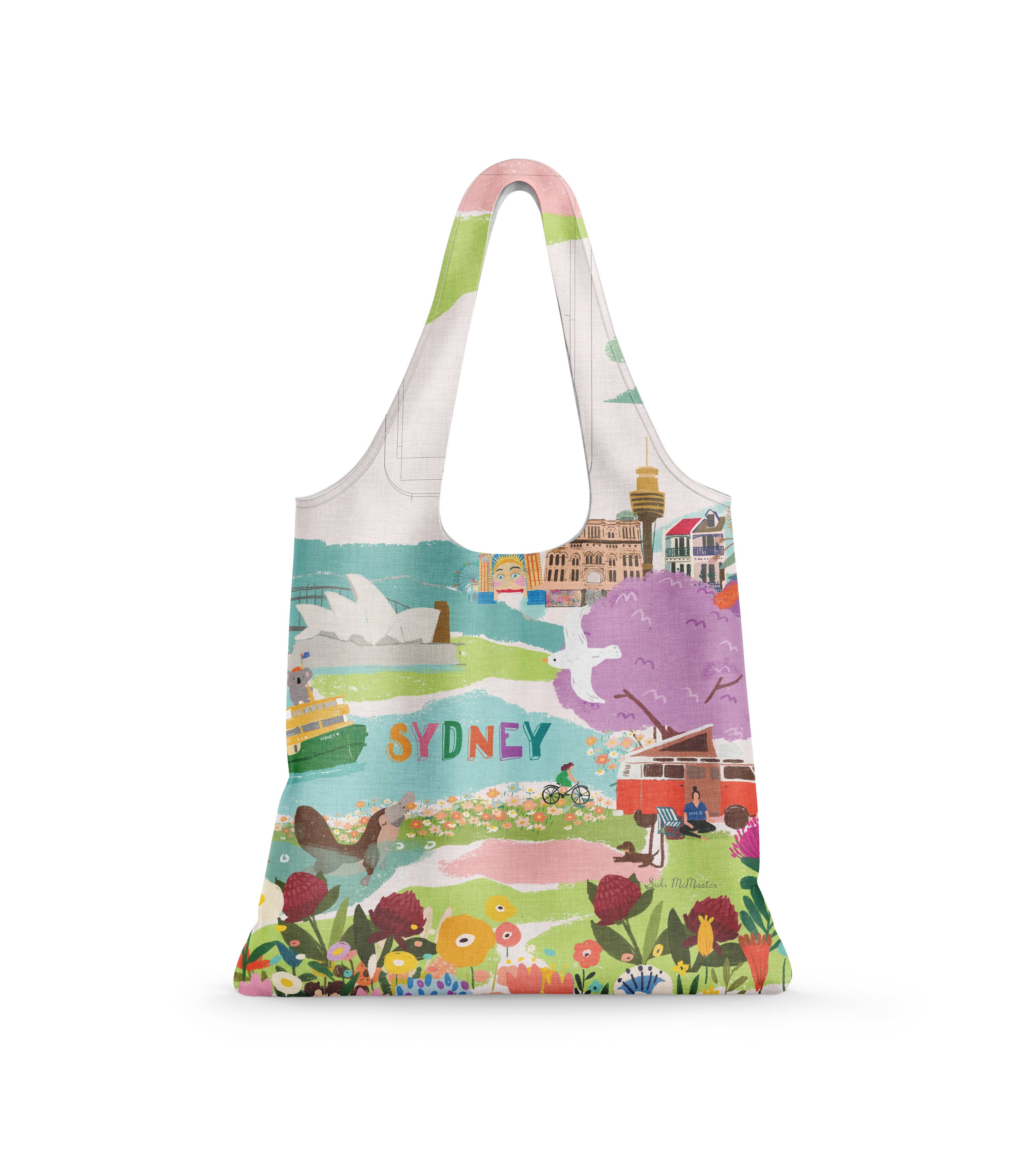 Suki McMaster - Wholesale Grocery/shopping bag - Reusable Shopping Bag – Sydney Icons Eco Tote by Suki McMaster0
