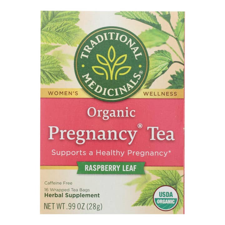 Traditional Medicinals Organic Pregnancy Herbal Tea - 16 Tea Bags - Case Of 6 for wholesale by Ware Spark
