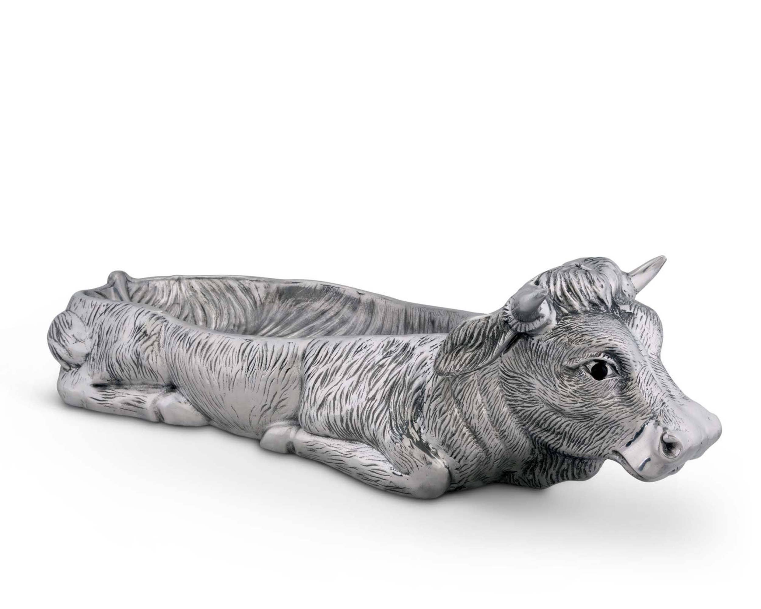 Arthur Court - Wholesale Serving Tray - Cow Carving Serving Tray2