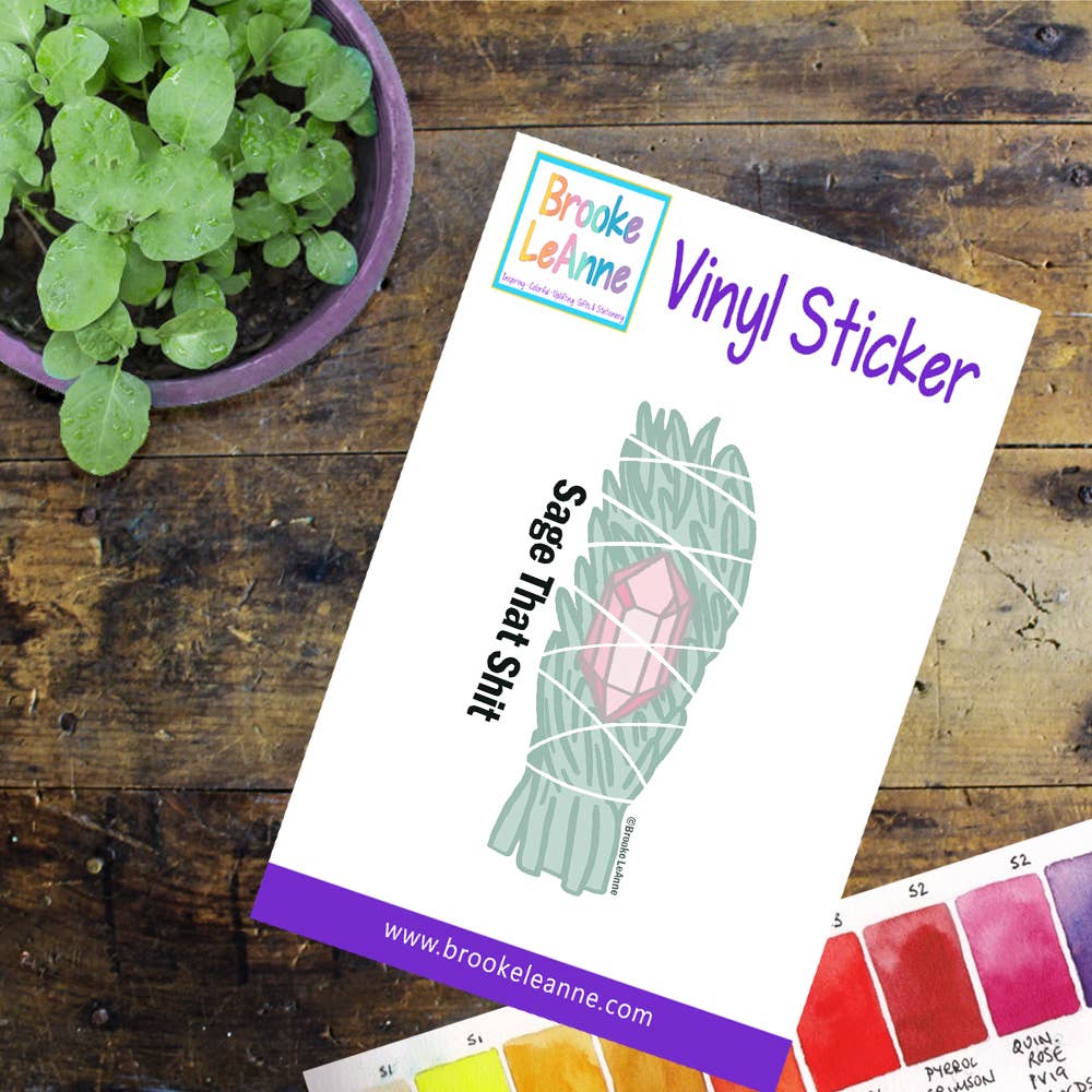 Brooke LeAnne – Großhandel Aufkleber – Sage That Vinyl-Aufkleber2