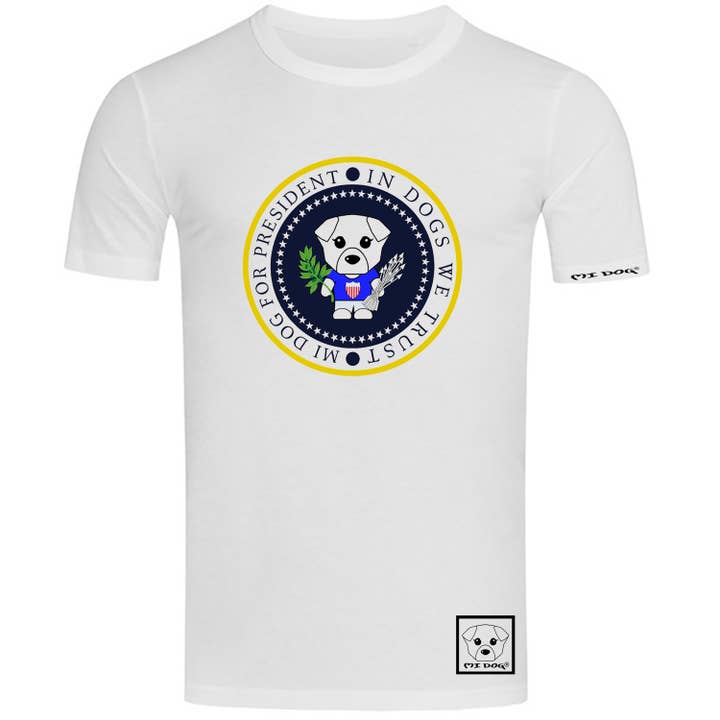 Mi Dog, Mens, Dog For President Inspired Seal for wholesale by MI DOG