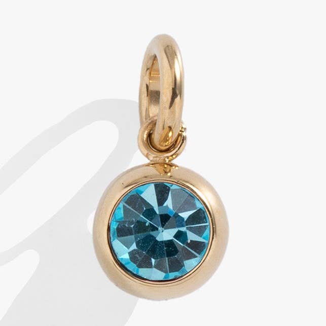 March Birthstone Interchangeable Charm for wholesale by Alex and Ani