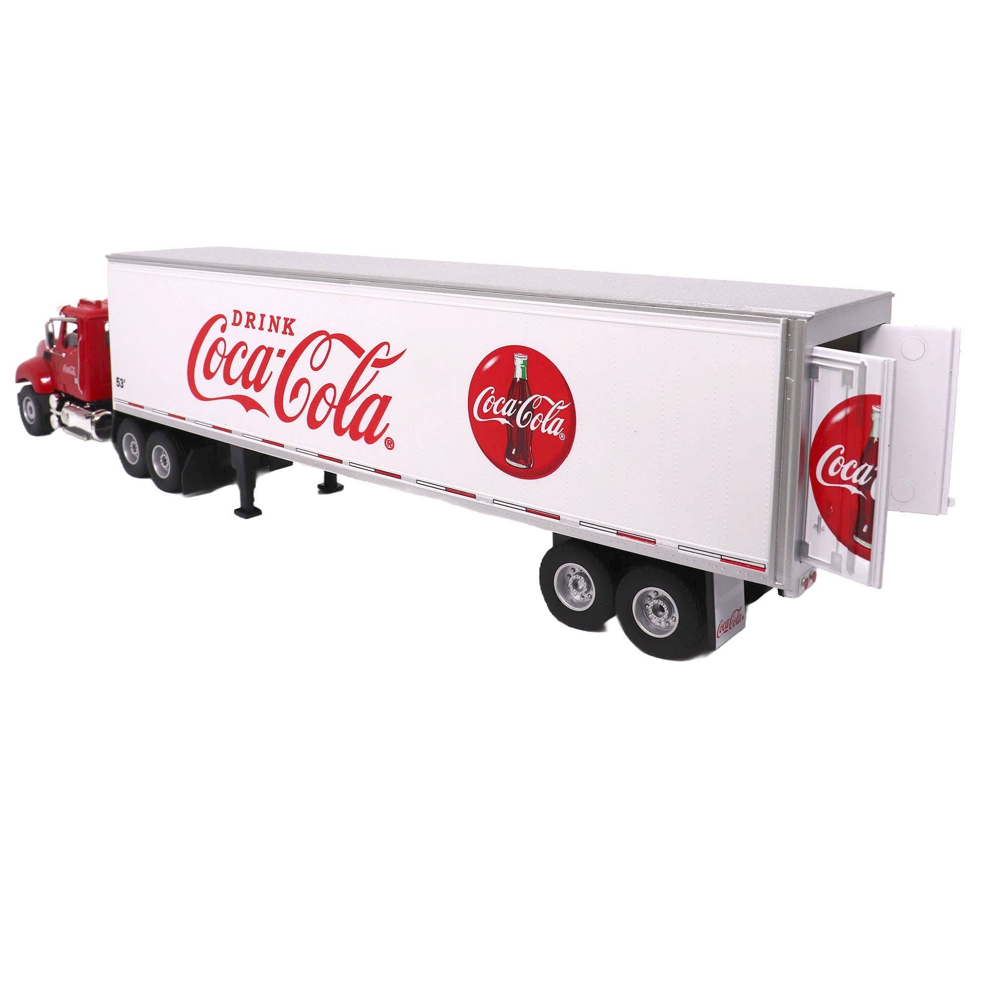 Motor City Classics, Inc. - Wholesale Decorative Tabletop Object - 1:50 Scale Coca-Cola 53' Tractor Trailer Diecast Model6