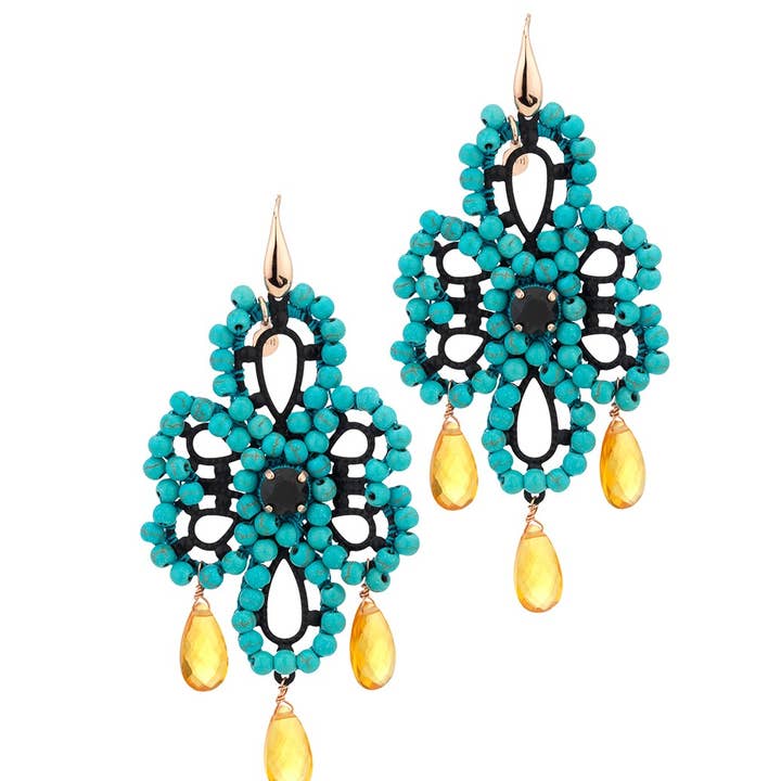 Hæklede øreringe for engroshandel hos NotForAll