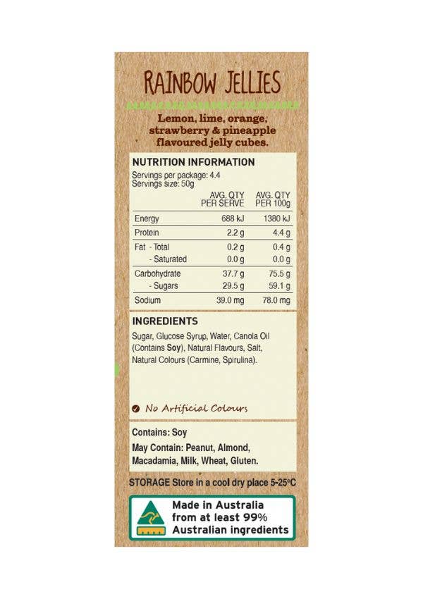 Kellys Candy Co. - Wholesale Gummy - Rainbow Jellies - Bulk 3kg1