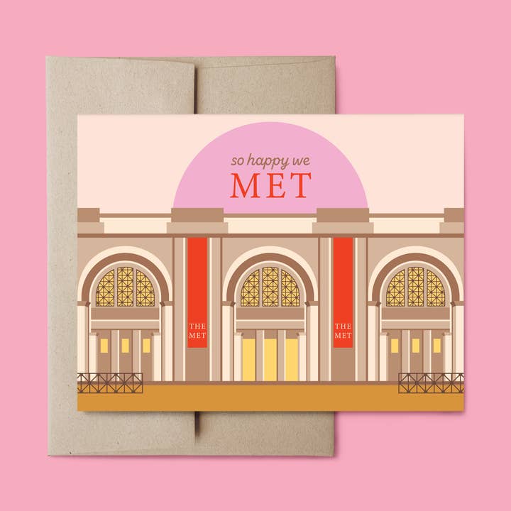 Belle Belette - Wholesale Love Card - New York The Met Love and Friendship Card0