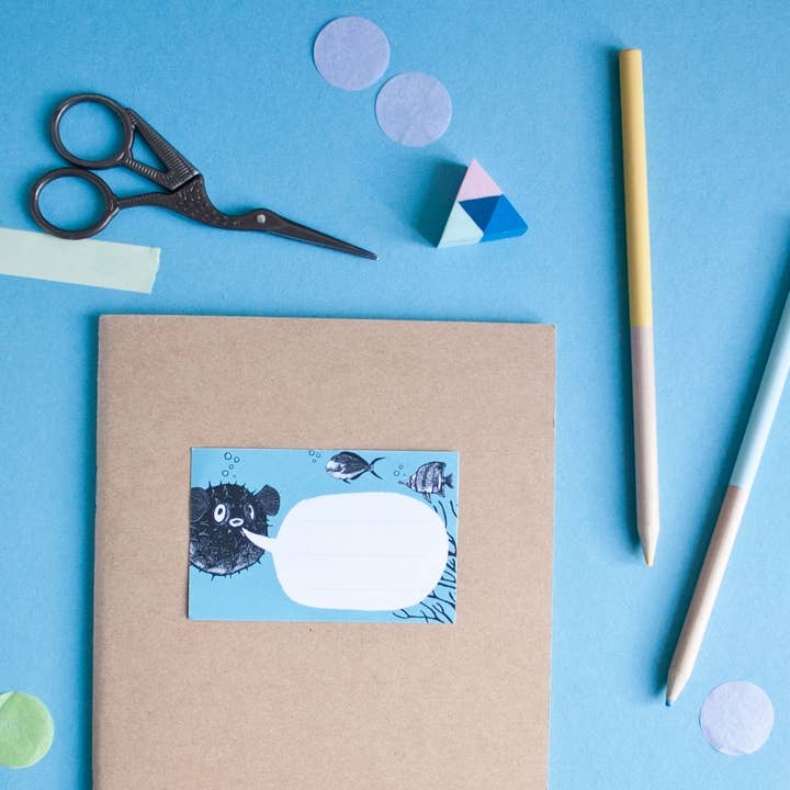 Katja Rub - Vendita all'ingrosso Adesivo - Set di 10 adesivi pesce palla2