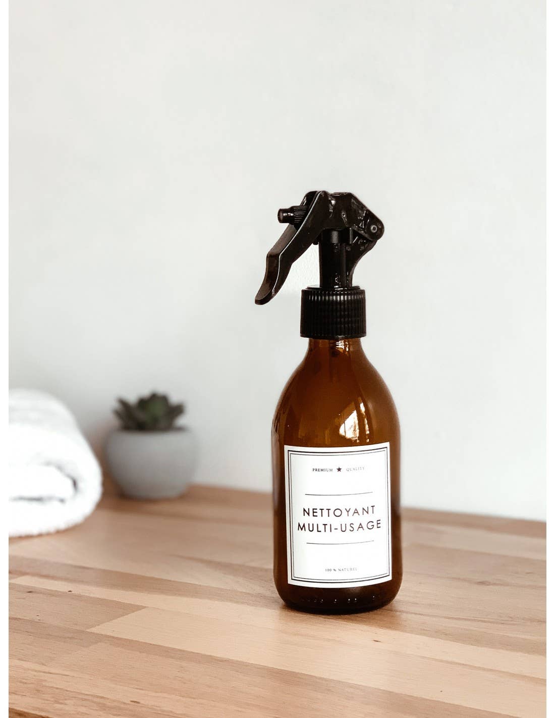 Les Flacons de l’Apothicaire - Wholesale Sprayfles - Multi-inzetbare reiniger in amberkleurige fles0