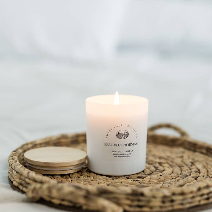 Sweet Vale Creations - Wholesale Jar/Filled Candle - Beautiful Morning Soy Candle