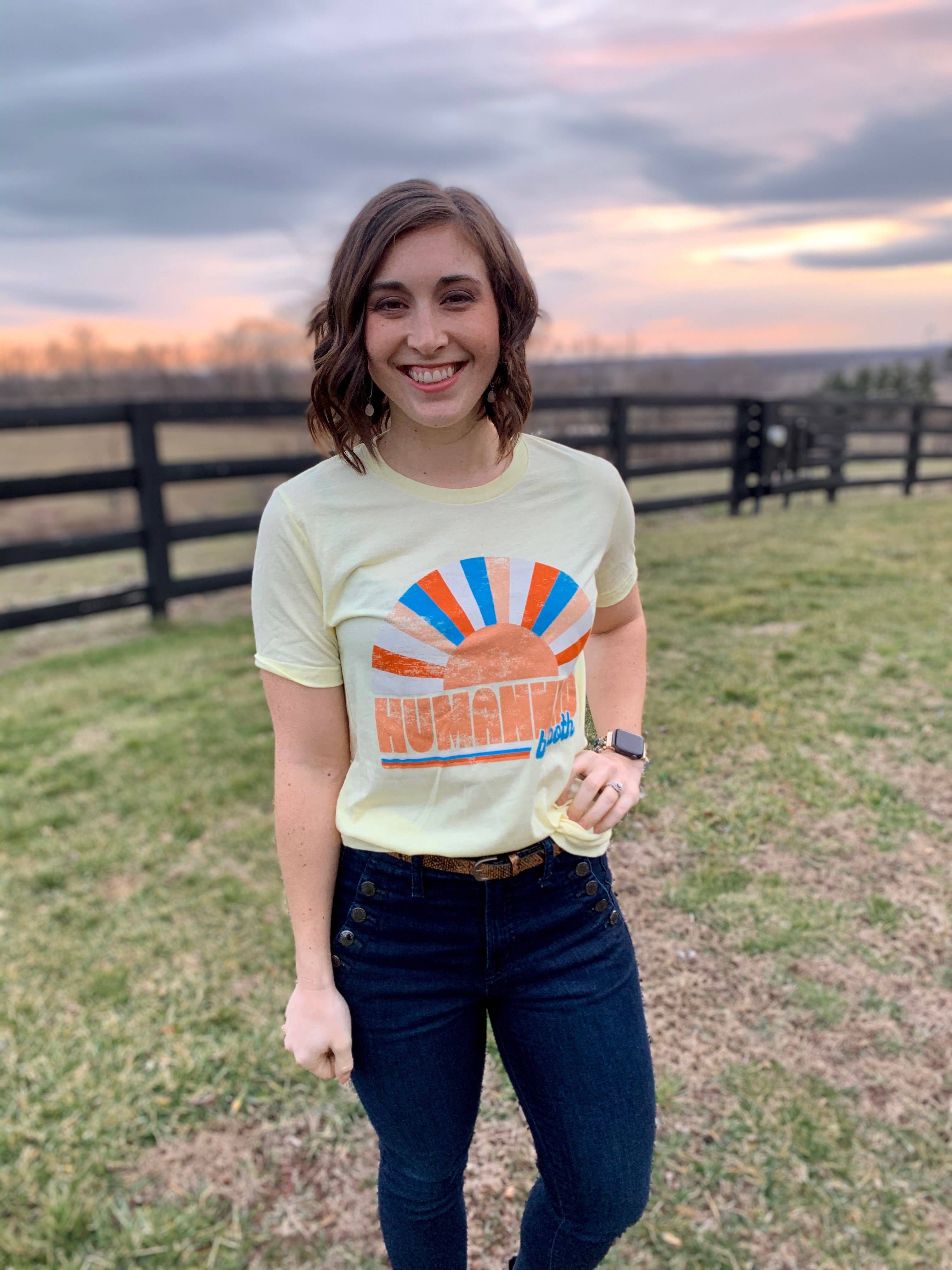 The Glittered Pig - Wholesale Screen Printed T-Shirt - Women's - Humankind.  Be Both.1