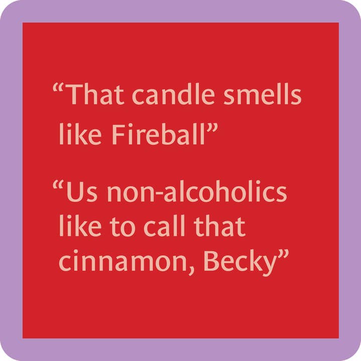 Drinks on Me - Wholesale Coasters - COASTER: Fireball