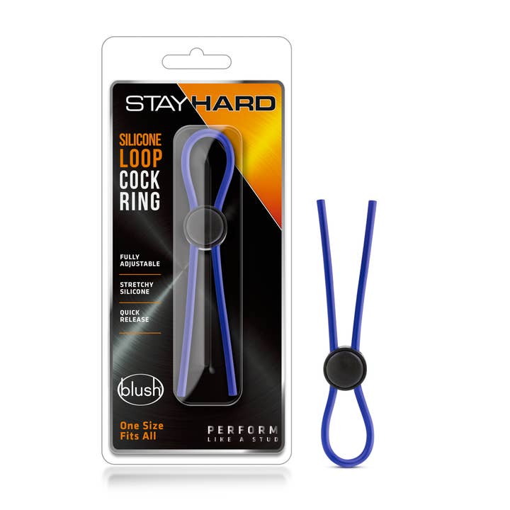 Blush - Wholesale Sex Toy - Stay Hard - Silicone Loop Cock Ring