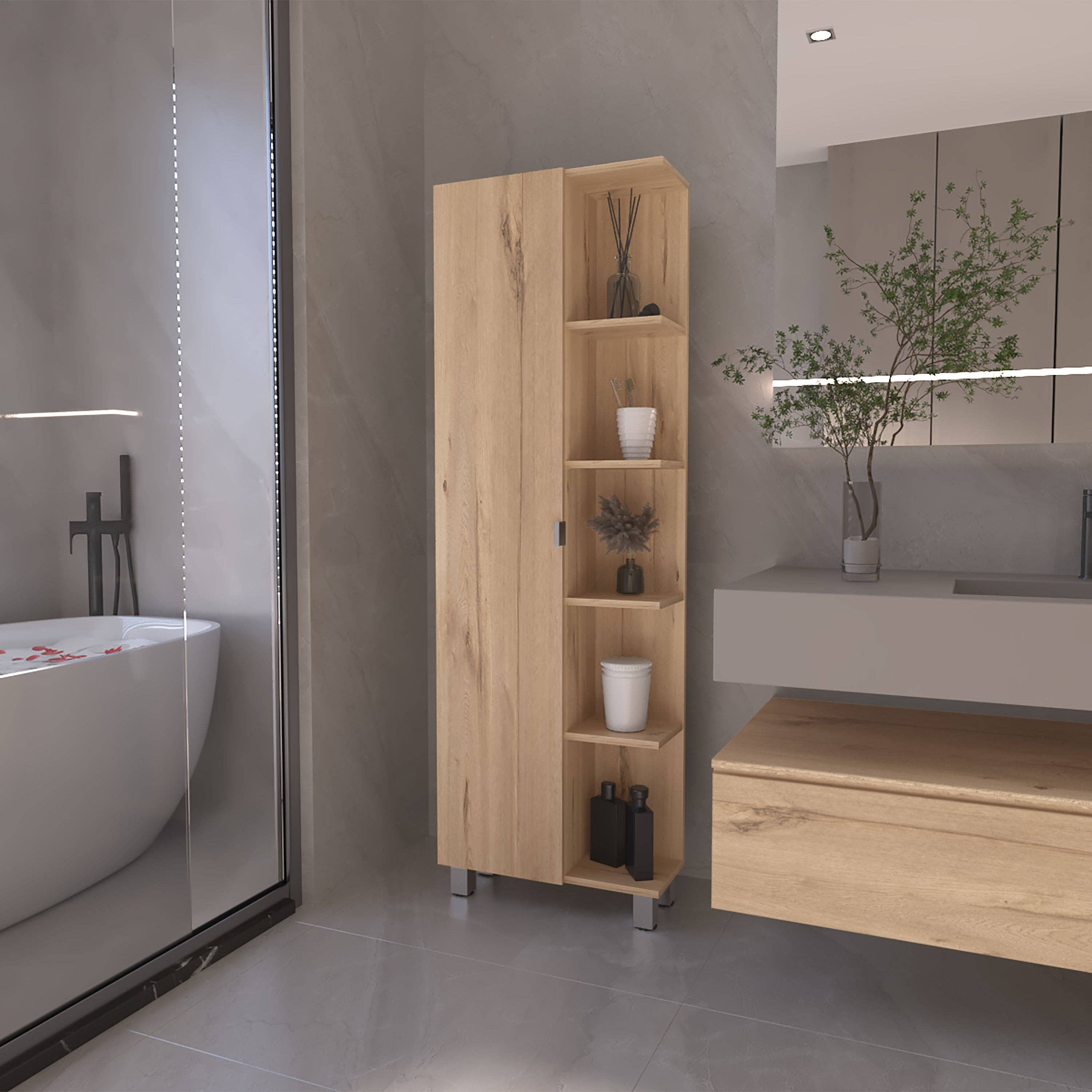 Lys eg Urano multifunktionelt badeværelsesskab for engroshandel på Faire2