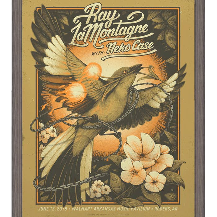 Half Hazard Press - Wholesale Art Print - Ray LaMontagne & Neko Case