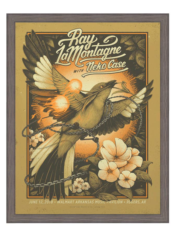 Ray LaMontagne & Neko Case för wholesale av Half Hazard Press