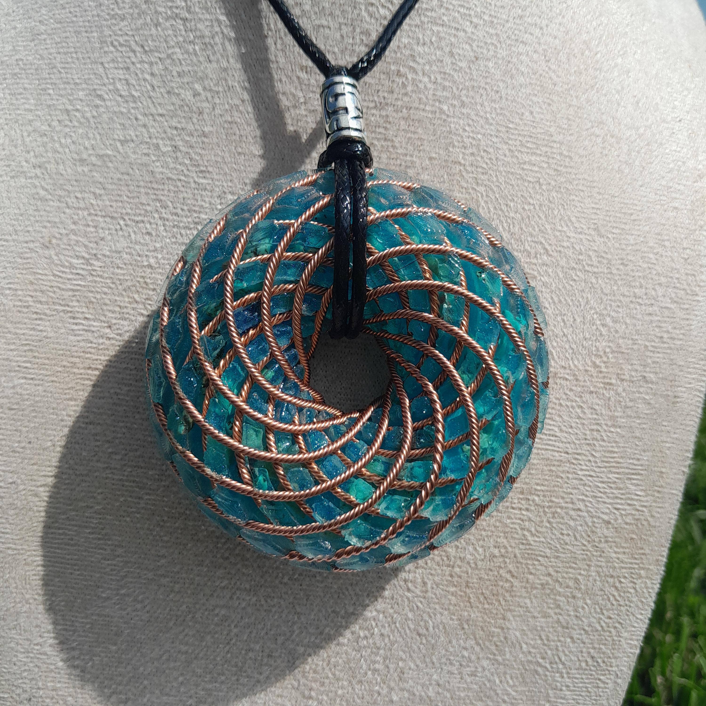 Mundo Orgon – Großhandel Spiritueller Stein/Kristall – Rodin-Torus-Spule Lapislazuli-Chips - Wirbelwellen-Generator - Toroidale Energie | EMF-Schutz3