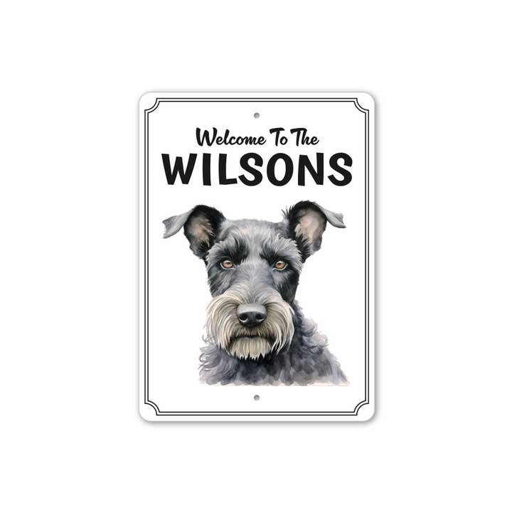 Lizton Sign Shop, Inc - Wholesale Sign - Kerry Blue Terrier Welcome To Personalized Sign