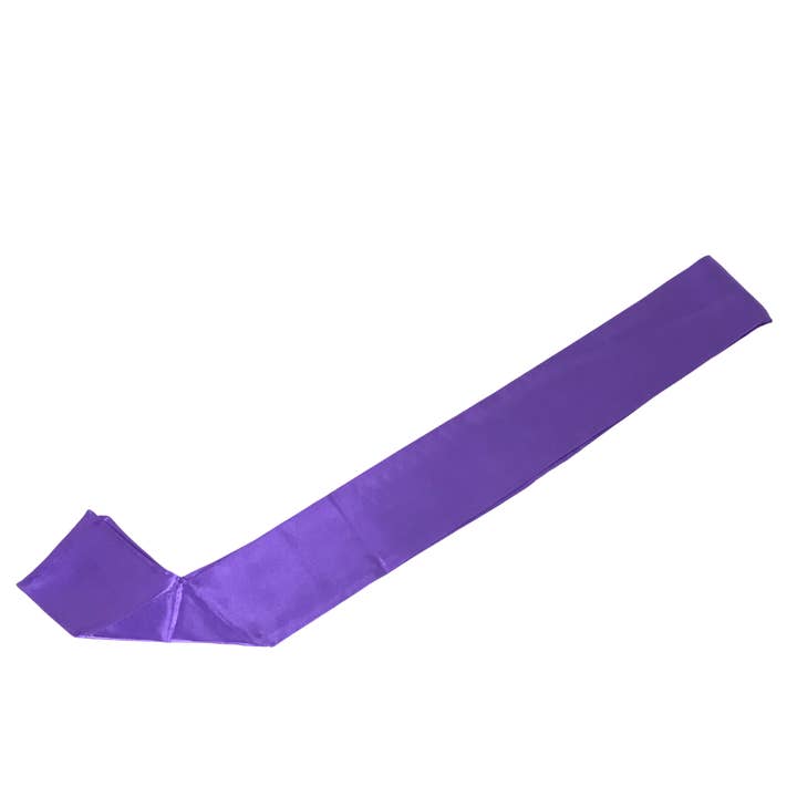 Plush Appeal LLC - Wholesale Party Favor - Purple Satin Sash 33" x 4" (Each)