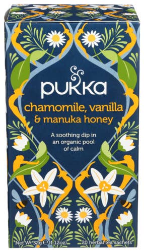 KeHE Distributors, LLC - Vente Thés santé/détox - Pukka Herbs Thé Camomille, Vanille & Miel de Manuka, 20 sachets0