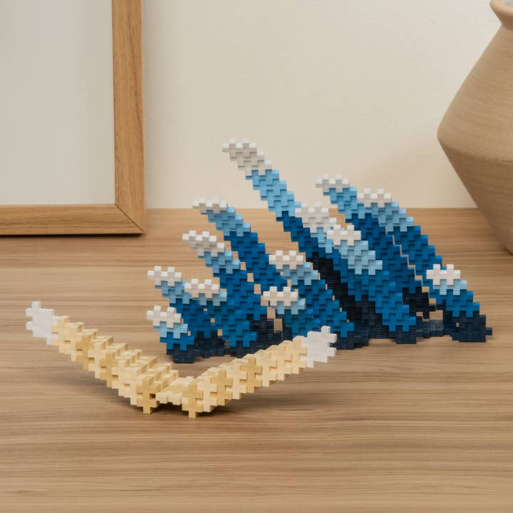 Plus-Plus USA - Wholesale Build-a-Toy - Kids - Inspired - Hokusai - the Great Wave