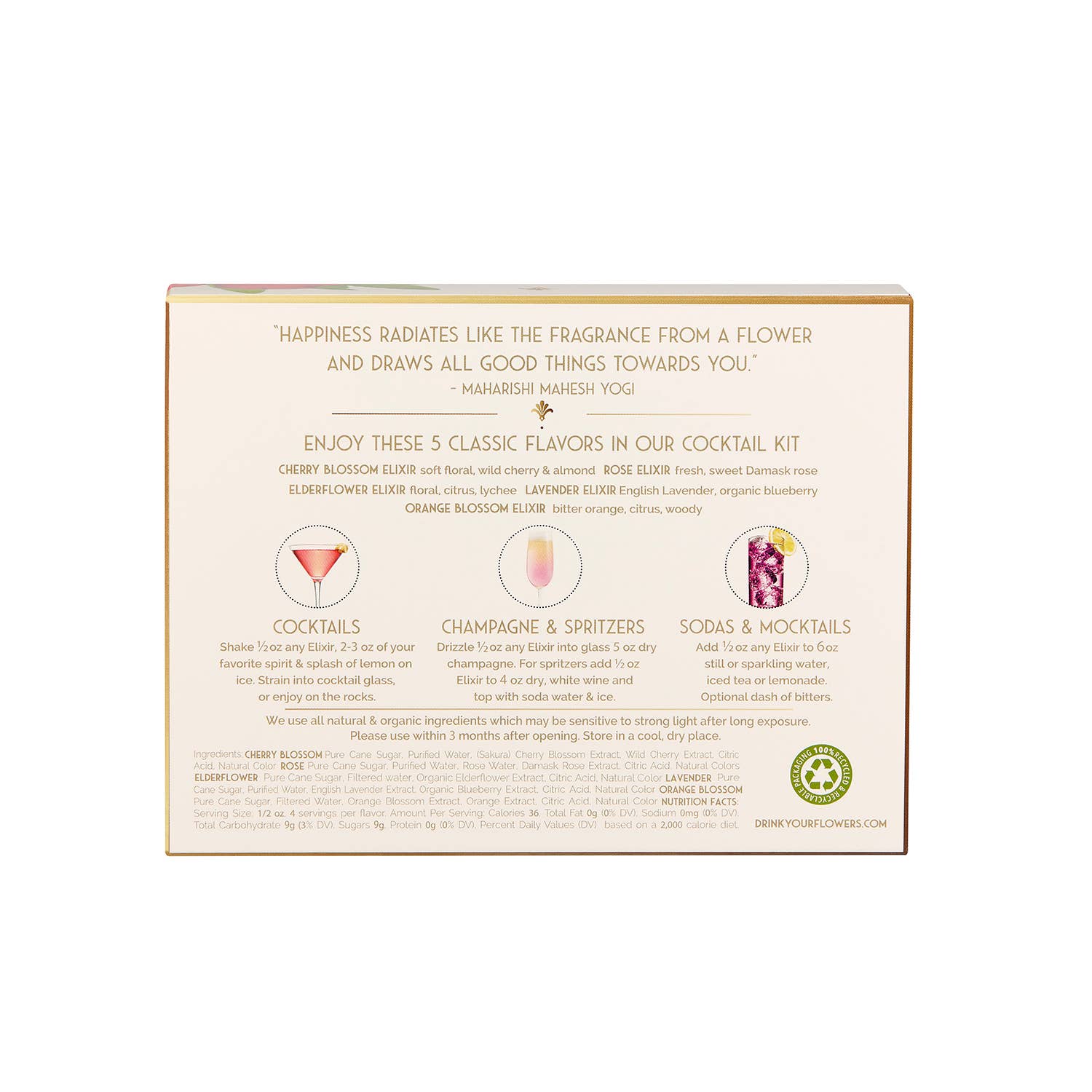 Floral Elixir Co. - Wholesale DIY Drink Kit - Spring/Summer Best Selling Kits SAMPLER!2