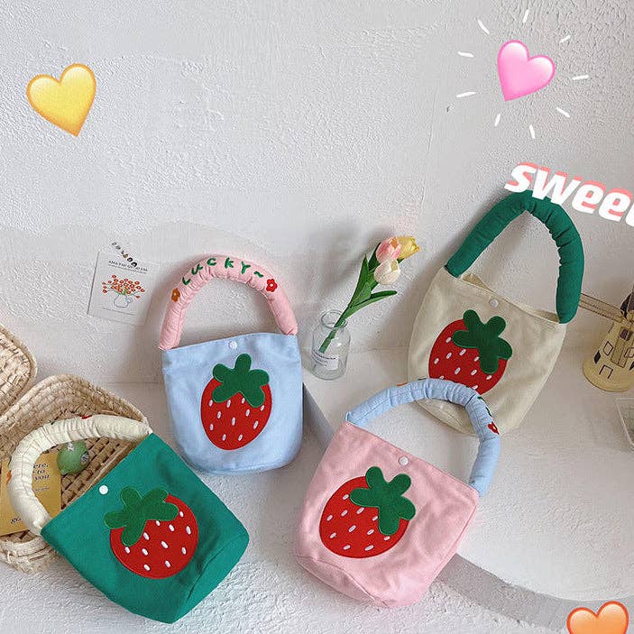 Trendy blomsterlærredstaske til børn for engroshandel hos The Find Peaks