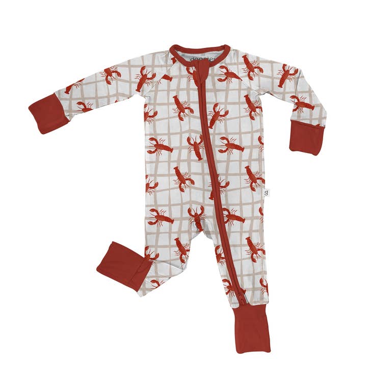 Goosies – Engroshandel Natdragt – til baby – Krebs / Hummer - Zip Convertible Pyjamas0