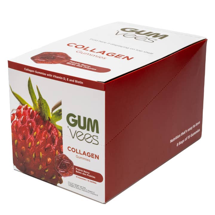 GUM'vees - Wholesale Gummy - Collagen Gummies - 15 gummies per Bag - Case of 10 Bags6
