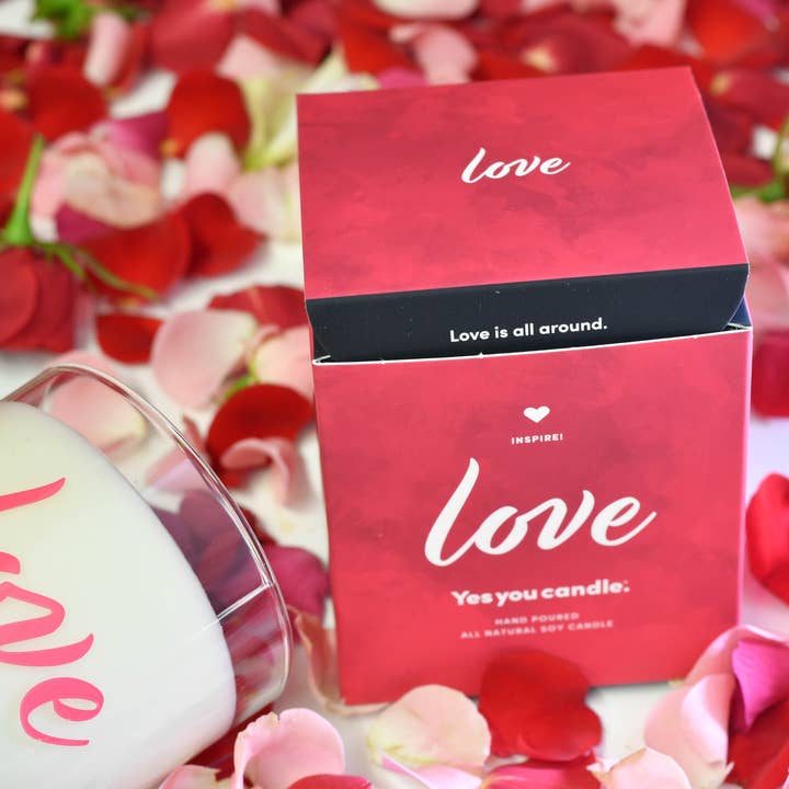 Vela Love Yes You para venta al por mayor de Bianchi Candle Co
