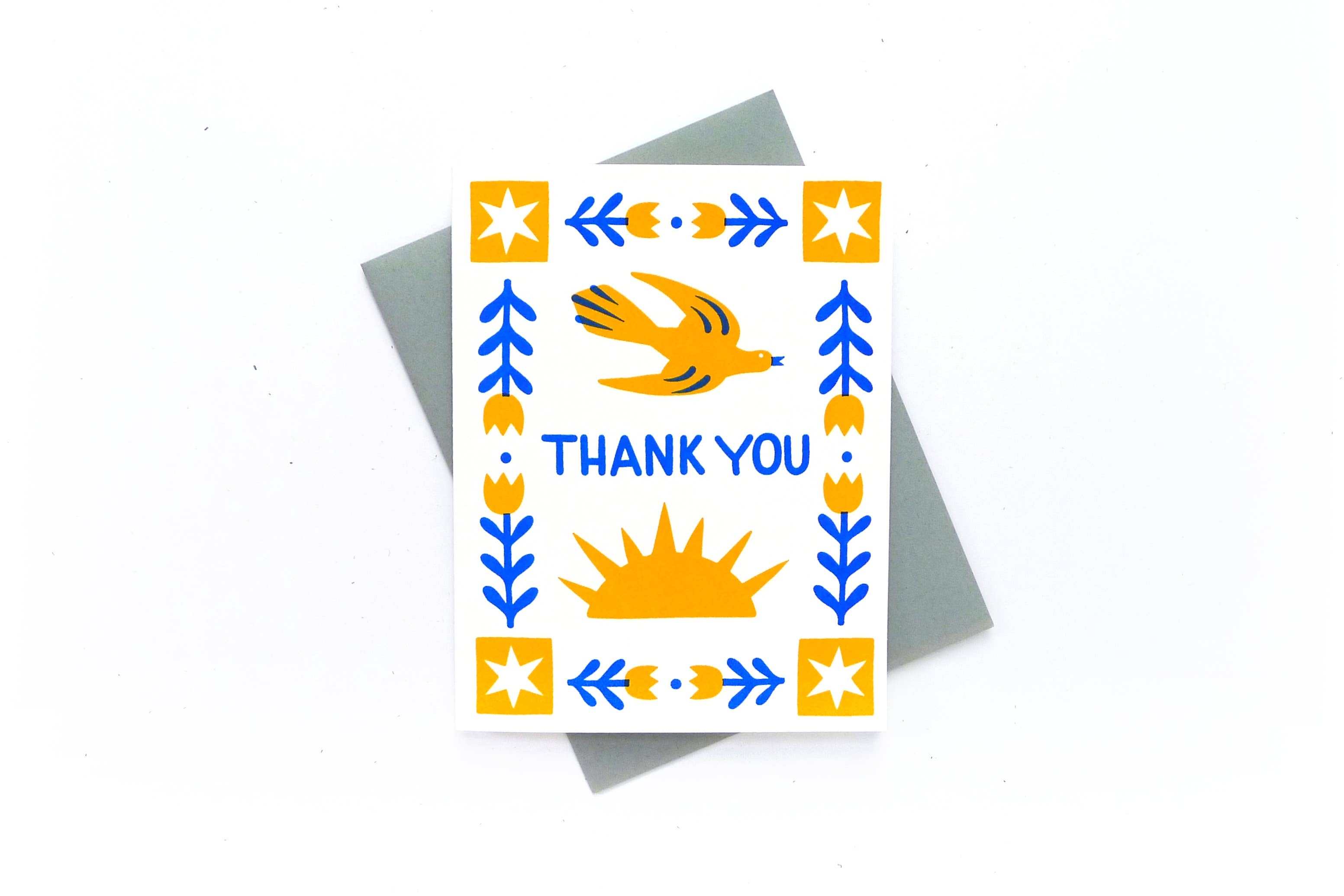 Middle Dune - Wholesale Thank You Card - Folk Thank You Card Set1