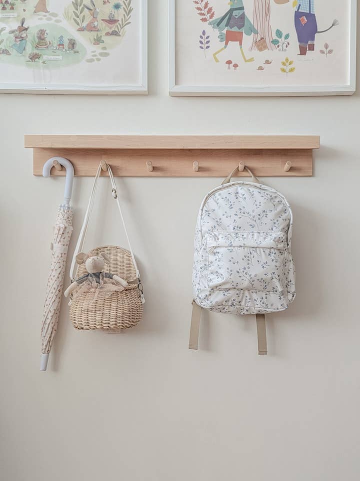 Mini Backpack - Delicate flowers - Menoum Menoum for wholesale by Shine on me Distribution