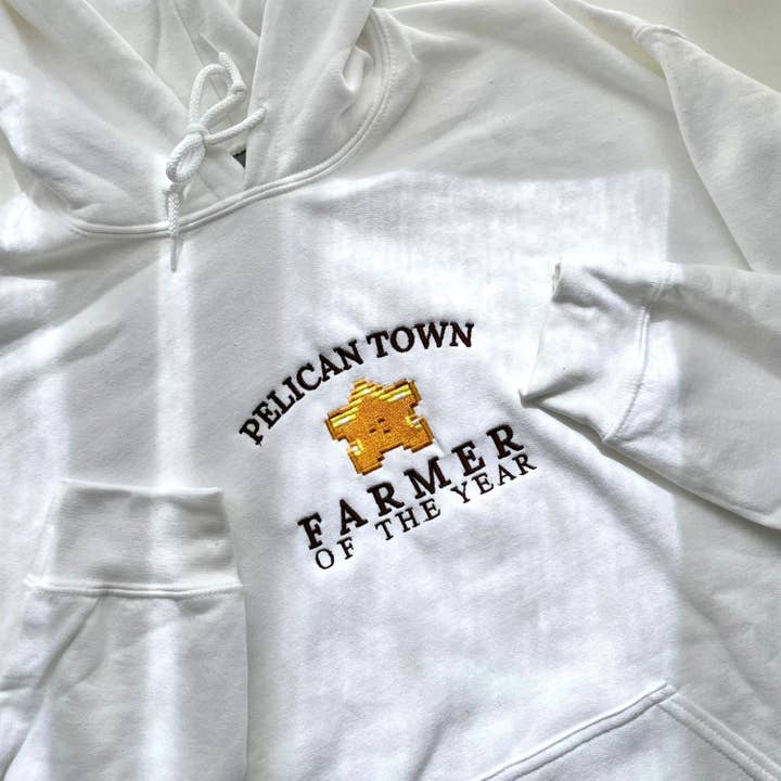 Sweat à capuche Fermier de l'année pour la vente par Petimint