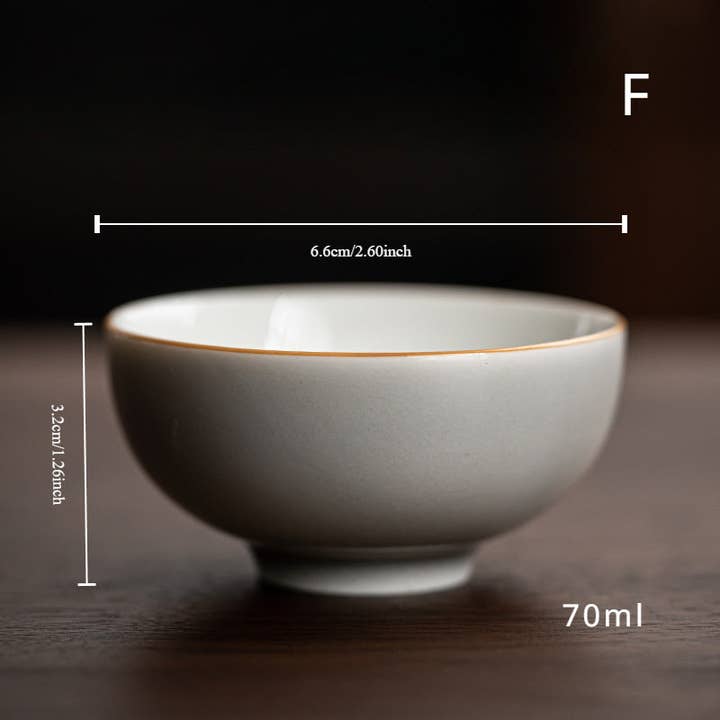 Gohobi (We cover U.S. import duties) - Vendita all'ingrosso Tazza da tè/caffè - Tazza da tè Gohobi, fatta a mano, colore: grigio ghiaccio5