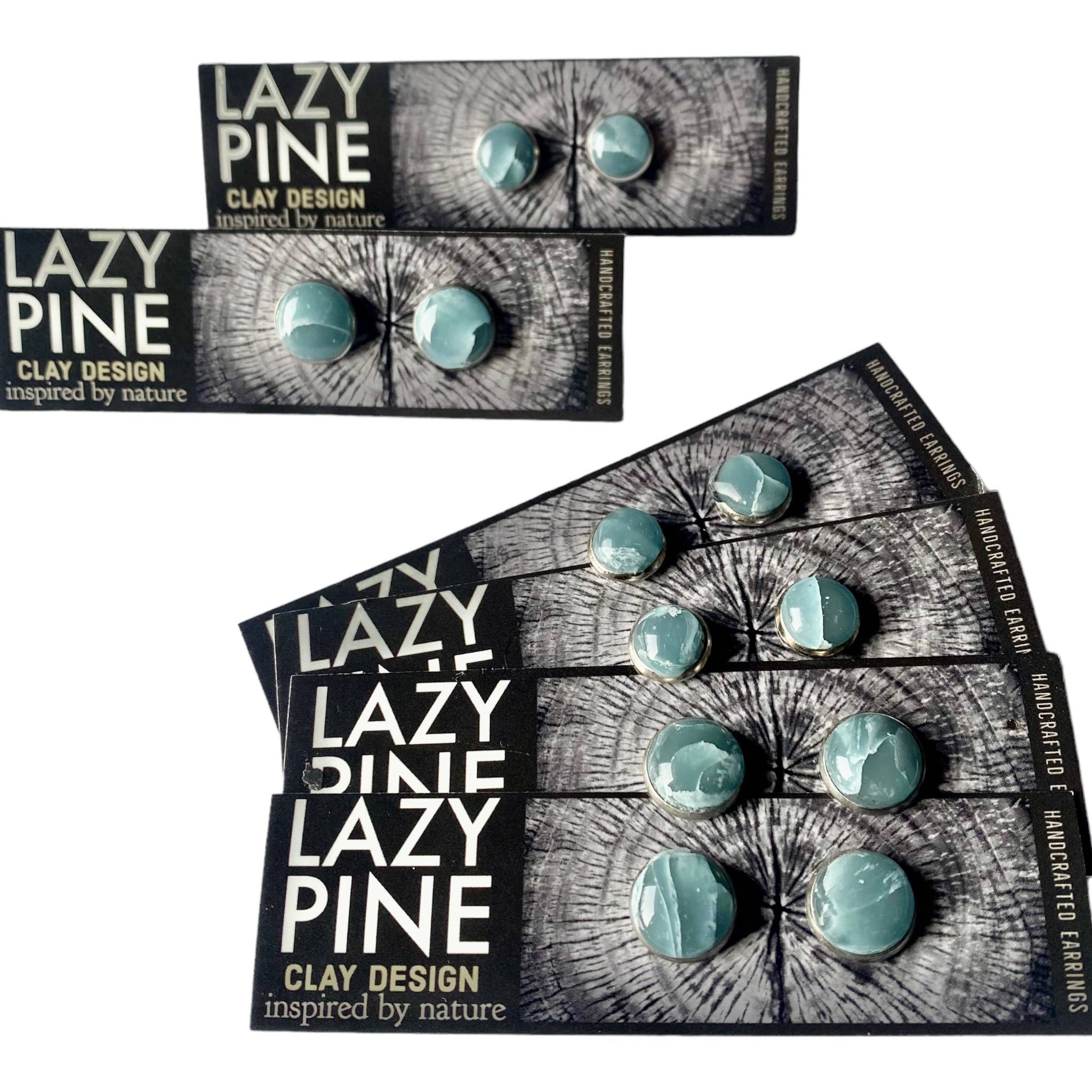 Lazy Pine Clay Design - Wholesale Jewelry Set - Ice Queen Framed Stud Sets2