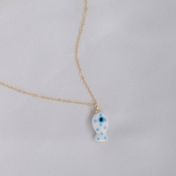 Little Swimmer Necklace for wholesale by Katie Dean
