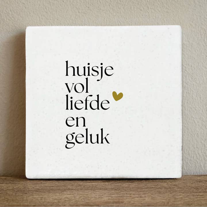 Label2X B.V. - Wholesale Wall Tile - Tile house full of love - 10x10 cm