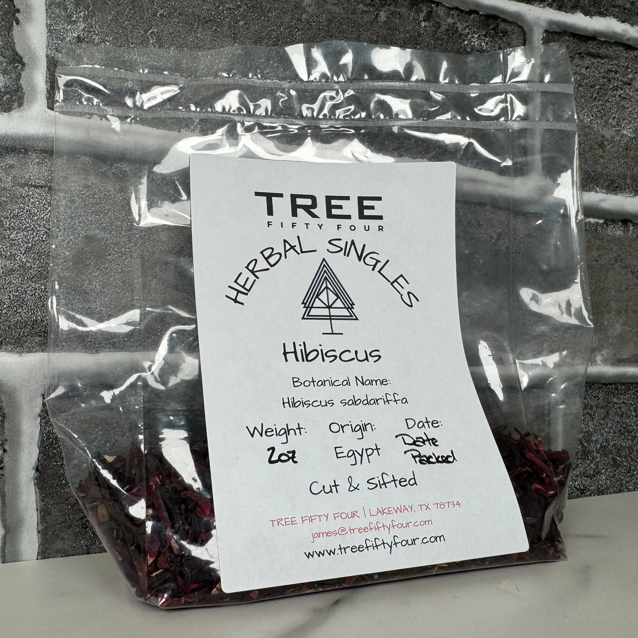 Tree Fifty Four - Wholesale Loose Tea - Hibiscus | 2oz - 1 KG | Bulk Herbs0
