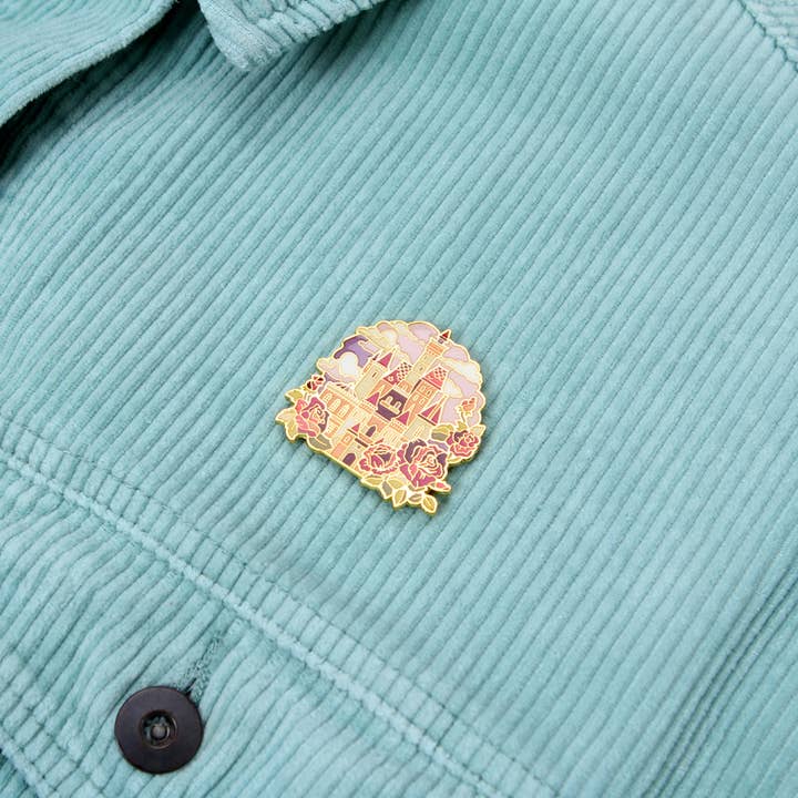 Awesome Pattern Studio - Wholesale Lapel pin/button - Enamel Pin - Belle Castle. Badge, Lapel Pin8