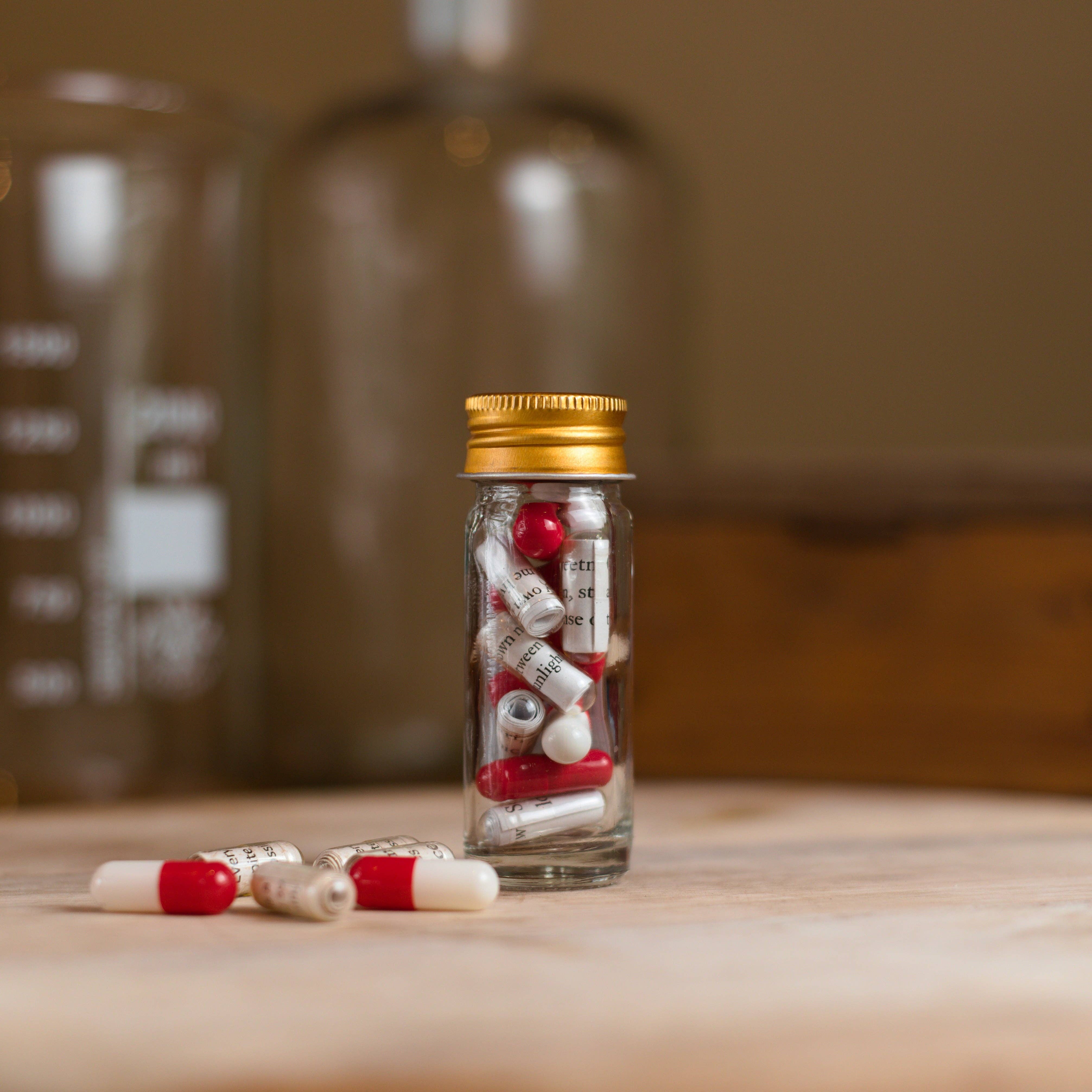 Poetry Pharmacy - Wholesale Poetry & Drama - Broken Heart - Poetry Pills (Small)1