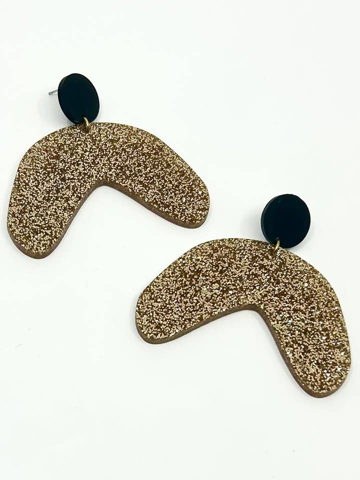 Die Tilde-Ohrringe / Groß - GLITZER für den Großhandel von darlings of denmark