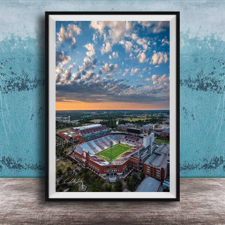 OU Stadium Wall Art | Prairie Palace Print for wholesale by Clifton Haley Photography