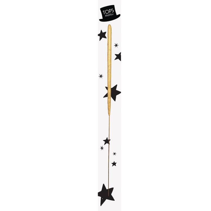 Wish 6.75" Sparkler - Top Hat Party - Gold for wholesale by TOPS Malibu