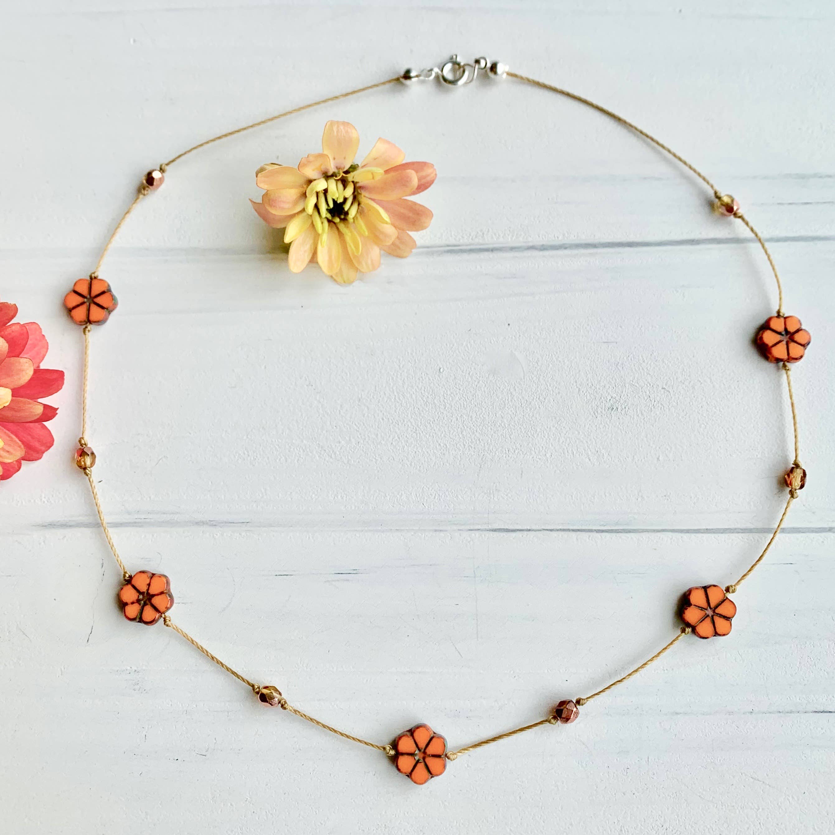 Jo Bird Jewelry – Engroshandel Perlehalskæde – Glem mig ikke halskæde0