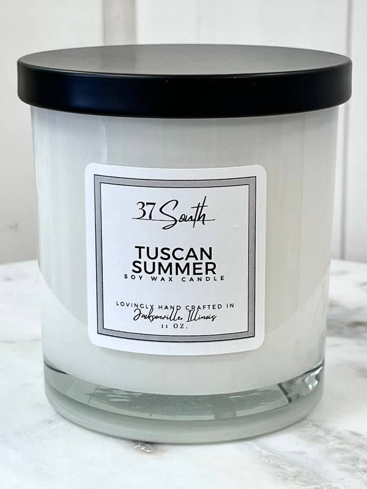 Luxury Soy Wax Candle I TUSCAN SUMMER for wholesale by 37 South Home Fragrances