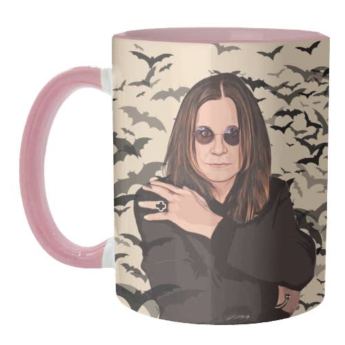 ART WOW – wholesale Coffee mug – Mugs 'Ozzy & Bats' by DOLLY WOLFE1