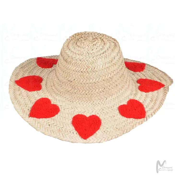 HandmadeBestSeller - Vente Chapeau de paille – femme - Chapeau en paille pour femme - Bachelorette Party - Chapeau de plage Bridesmaid6