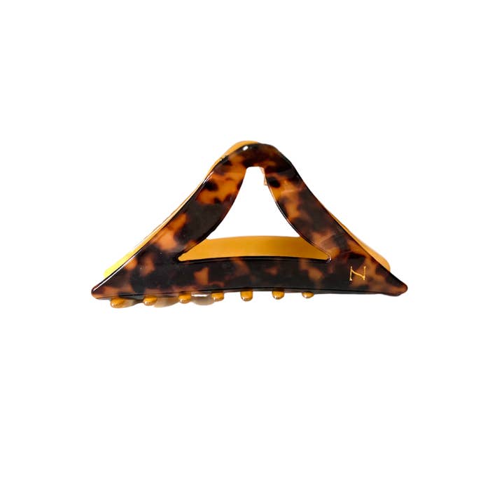 Nadora Iman - Wholesale Hair Clip - Women's - Big Triangle Dual Color Claw Clip