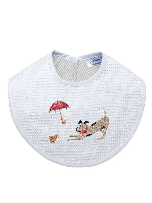 Bib, Dog, Umbrella, Duck (Beige) for wholesale by Jacaranda Living
