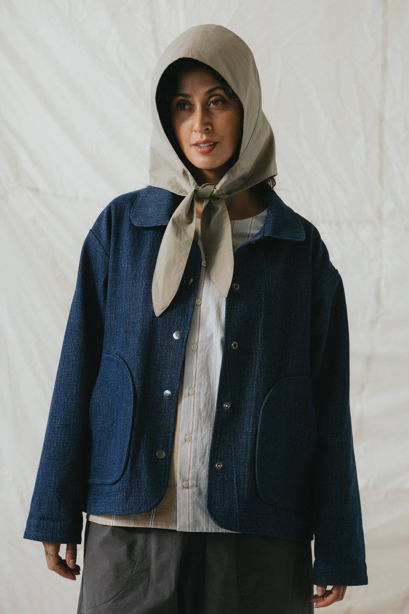 Rosarium - Vendita all'ingrosso Accessori per cappelli - Donna - Cappuccio da pioggia Nimbus in Salvia0